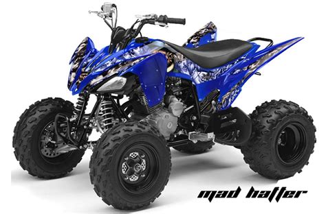 Yamaha Raptor 250 ATV Graphic Kit 2008 2014 Mad Hatter Blue