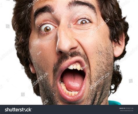 Young Scared Man Stock Photo 257621128 Shutterstock