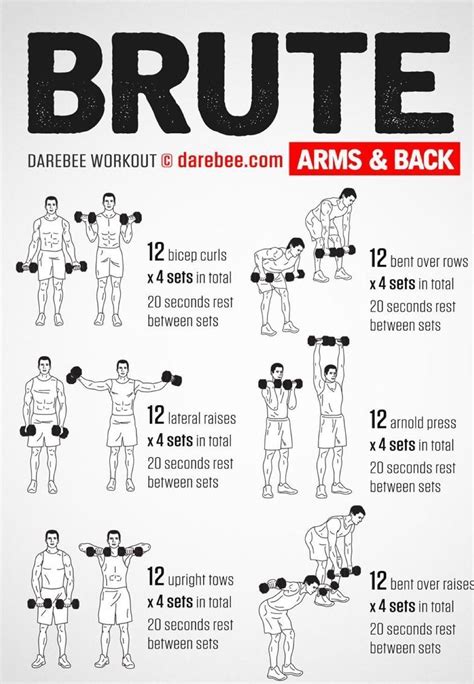Dumbbell Workout Dumbbellworkout Dumbbellworkout In 2020 Dumbell Workout Gym Workouts