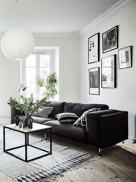Modern And Cozy Living Room Ideas 22 White Living Room Decor Black