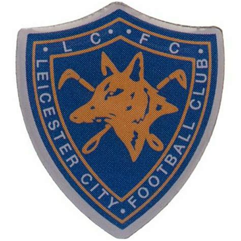 Official Leicester City Retro Shield Pin Badge