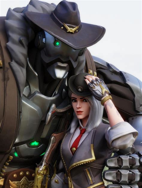 Absolutely Adorable Ashe And Bob By Brownie Ari Via Roverwatch Ow