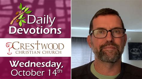 Wednesday Devotion October Th Youtube