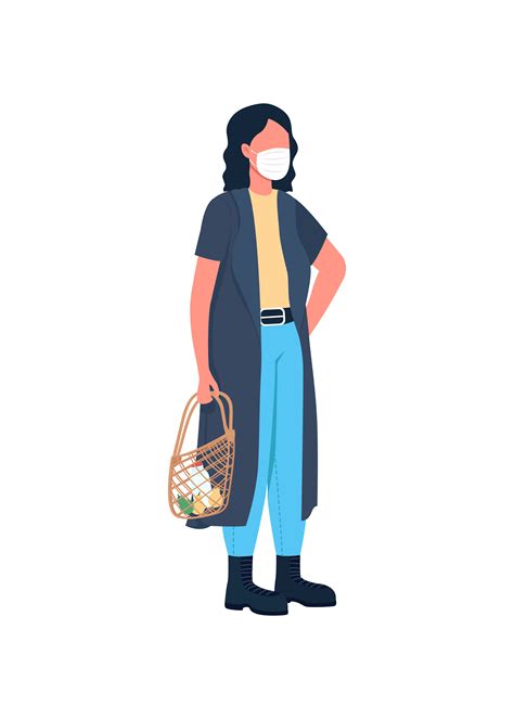 Shop Customer Flat Color Vector Faceless Character By Ntl Studio