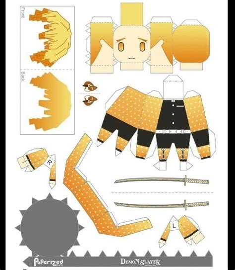 Shinobu Kocho Papercraft Artesanato De Anime Bonecos De Anime Images