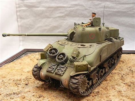British Sherman Firefly Vc 135 Scale Built Model