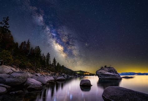 Milky Way Over Lake Tahoe A7iii 16 35 F28 Gm Rsonyalpha