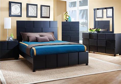 Shop our 30th anniversary sale now! Shop for a Roxanne Black 5 Pc Queen Bedroom at Rooms To Go ...