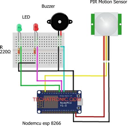 Esp8266 Motion Sensor Interfacing Esp8266 Tutorial