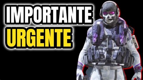 Importante E Urgente Ghost Plasma Call Of Duty Mobile Youtube