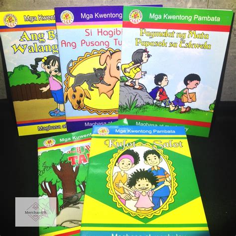 Childrens Tagalog Books Kwentong Pambata Collection 2 Shopee