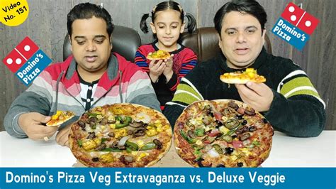 Dominos Pizza Veg Extravaganza Vs Deluxe Veggie Dominos Pizza