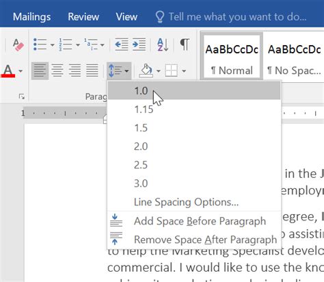 How To Change The Line And Paragraph Spacing In Word Cooldarelo