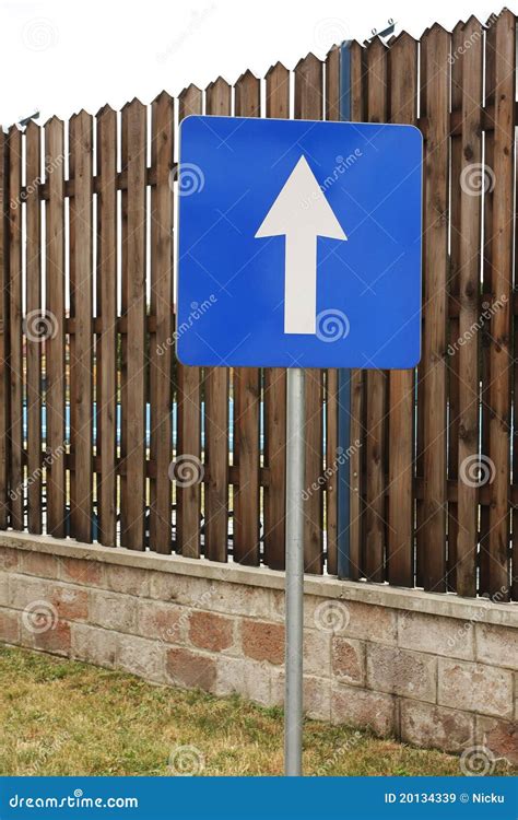 One Way Road Sign Stock Image Image Of Pole Sign Green 20134339