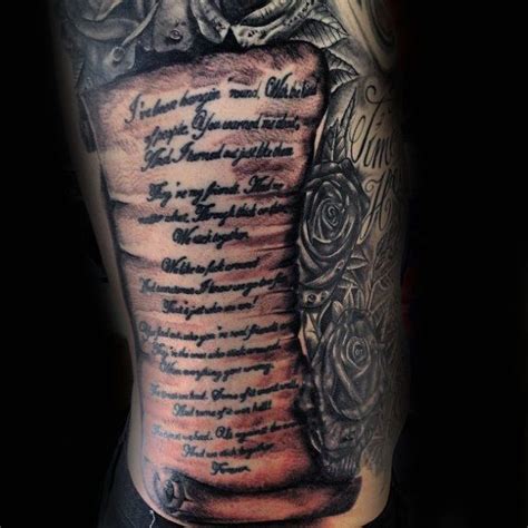 53 Scroll Tattoos For Men 2024 Inspiration Guide Scroll Tattoos