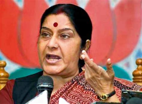 Sushma Swaraj unhappy over BSR Congress merger with BJP in ...