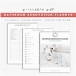 Bathroom Remodel Checklists. A Printable Pdf Renovation - Etsy Australia