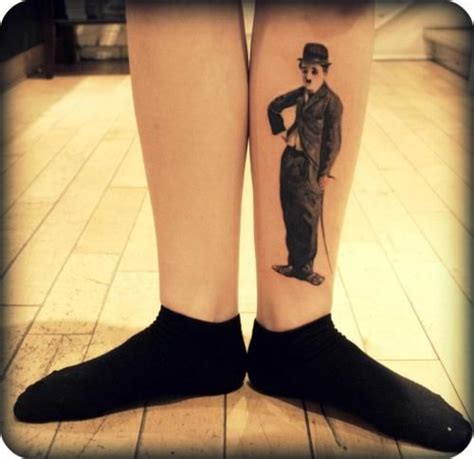 Charlie Chaplin Tattoo Think Tattoo Get A Tattoo Art Tattoo Boy