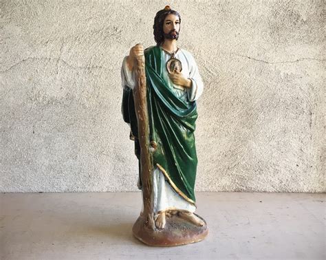 Vintage Statue Saint Jude The Apostle Patron Saint Of Desperate Cases