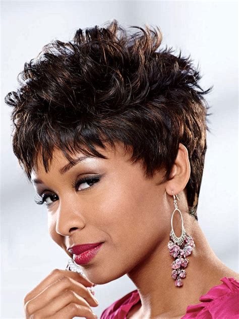 Short Brown Curly Wigs For Black Women African Amerinan Curly Human