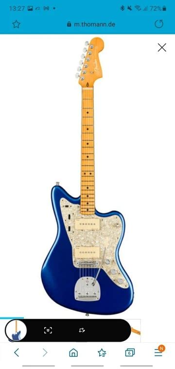 Novo Alta Qualidade Metal Azul Guitarra El Trica Bordo Fingerboard Ferragem De Alta