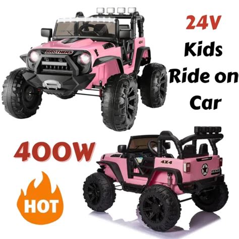 Electric Kids Ride On Car Power Wheels 12v24v Battery Power Jeep Music