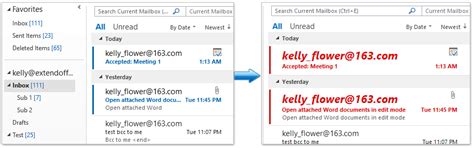 How To Highlight Unread New Incoming Email Messages In Outlook
