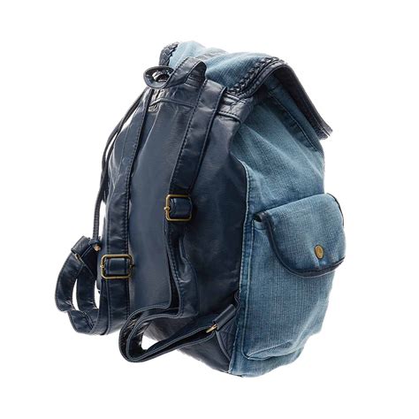 Washed Blue Denim Backpack Claires Us