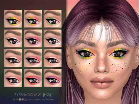 The Sims Resource Eyeshadow 21 Hq