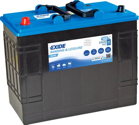 Exide Er650 Dual Marine Battery Horsebox Batteries