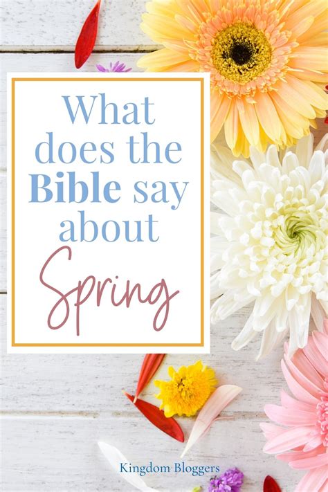11 Hopeful Bible Verses About Spring
