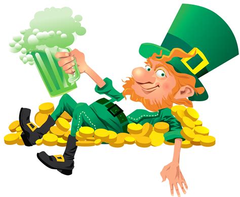 Colors on screen may differ slightly from printed colors. Ireland Leprechaun Saint Patrick's Day Clip art - saint ...