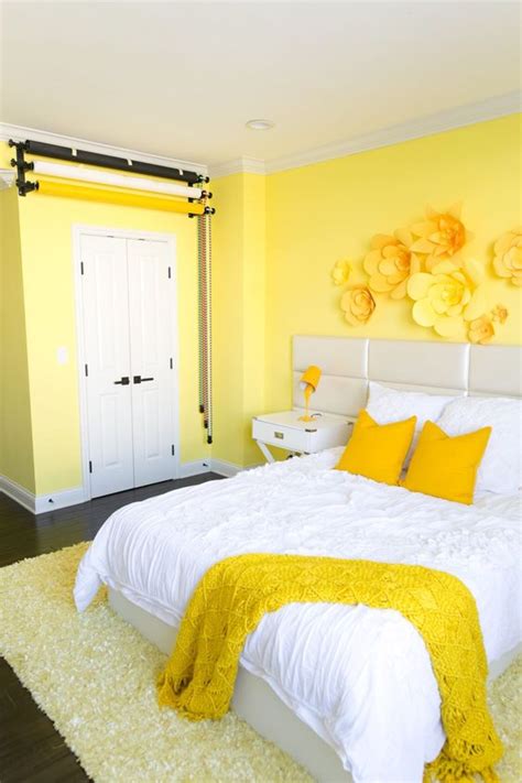 25 Most Inspiring Fun And Catchy Yellow Bedroom Ideas Youll Admire