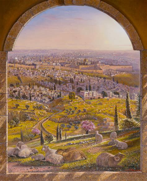 The Beauty Of Jerusalem 2 Alex Levin Ner Art Gallery