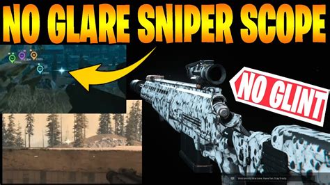 How To Snipe With No Glint Glare Or Shine Sniper Scopes Explained Cod