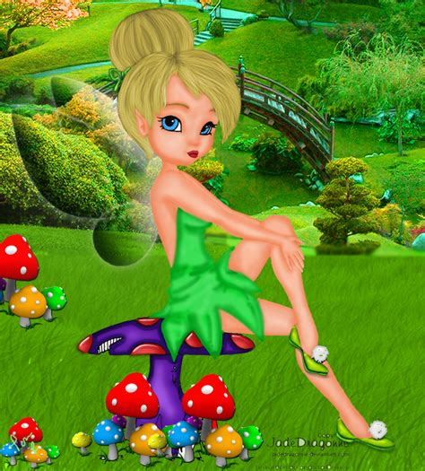Tinkerbell Jadedragonne Colored By Toni By Artofyo On