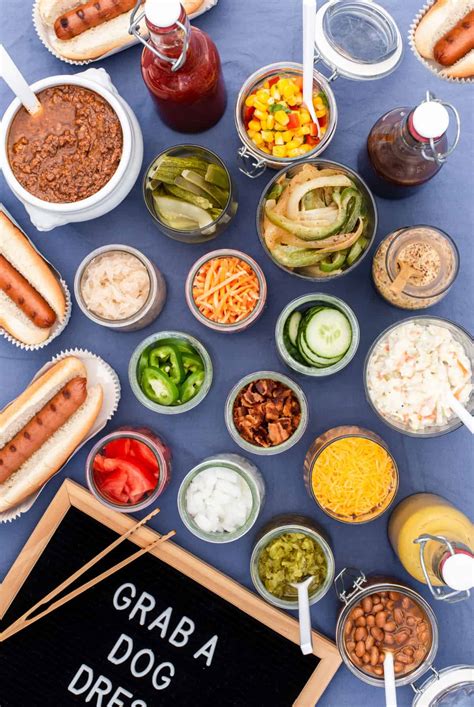 Ultimate Hot Dog Bar Ideas For A Party Celebrations At Home