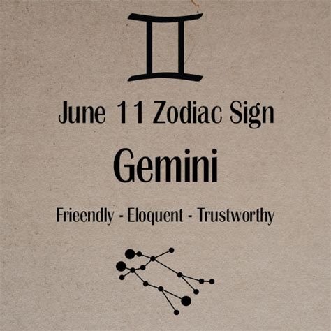 June 11 Zodiac Sign Gemini Personality Compatibility And More