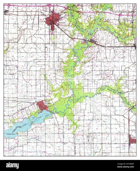 Jennings Louisiana Map 1955 162500 United States Of America By