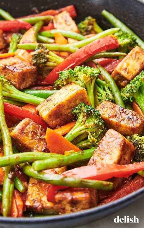 Tofu Stir Fry Recipe Tofu Stir Fry Vegetarian Recipes