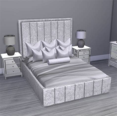 Xplatinumxluxexsimsx Luxury Bed Set Set Sims 4 Bedroom Sims 4