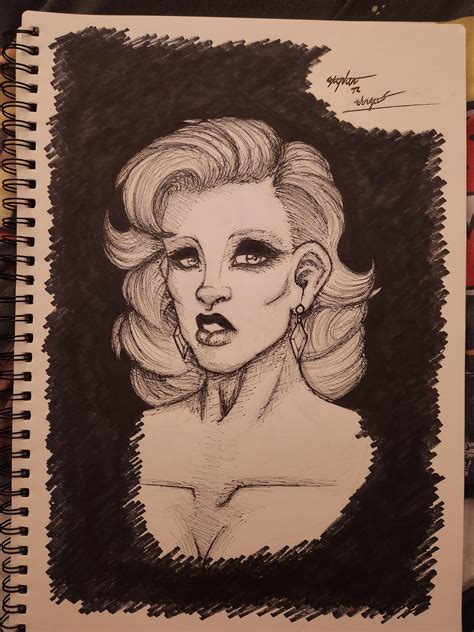 I drew my new Toreador character! : r/vtm