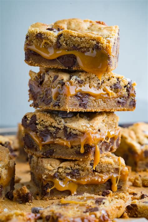 Salted Caramel Chocolate Chip Cookie Bars Closet Cooking