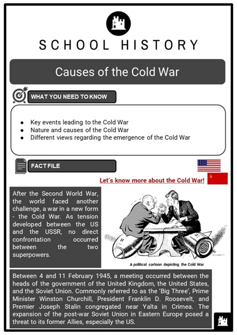 The Cold War Worksheets Ks3 And Ks4 Lesson Plans And Resources