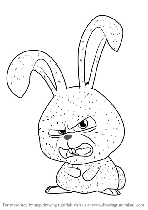 The old dog pop with the puppies. Snowball - The Secret Life Of Pets Coloring Pages ...