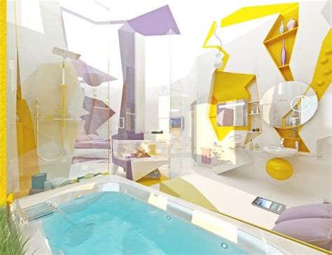 Amazing Colorful Bathroom Design By Gemelli Design Creative Bathroom