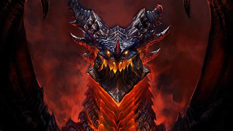 Photo Wow Dragons Deathwing Fantasy Games 1920x1080