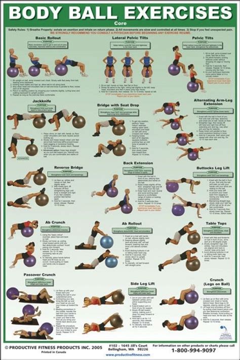 printable ball exercise chart