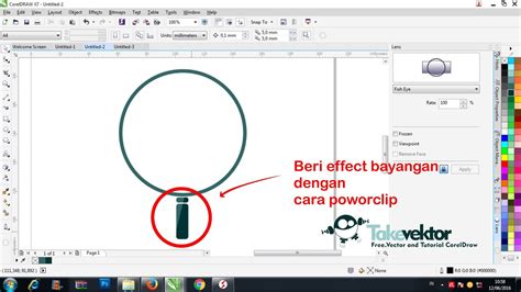 Cara Membuat Effect Kaca Pembesar Dengan Coreldraw Takevektor