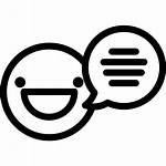 Icon Speaking Clipart Speak Talk Emoji Speech